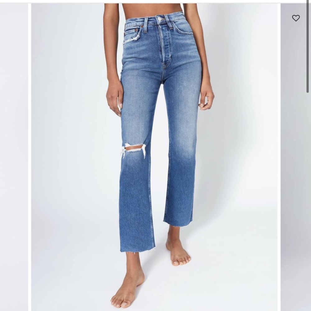 Re/done comfort stretch ultra high stovepipe 24